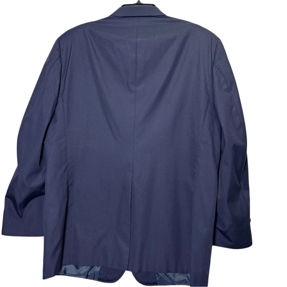 Brooks Brothers Blazer Mens Navy Blue 3 Button Made in USA Patch Pockets